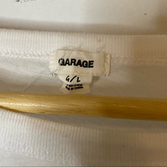 Garage cropped long sleeve tee sleeve embroidery - Picture 4 of 8